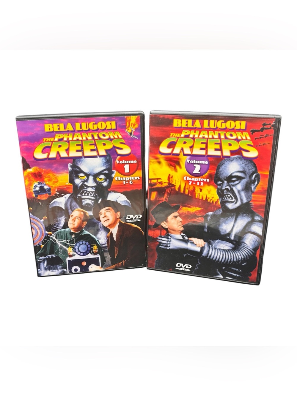 Alpha Video The Phantom Creeps Vol 1-2 DVD Horror B&W English